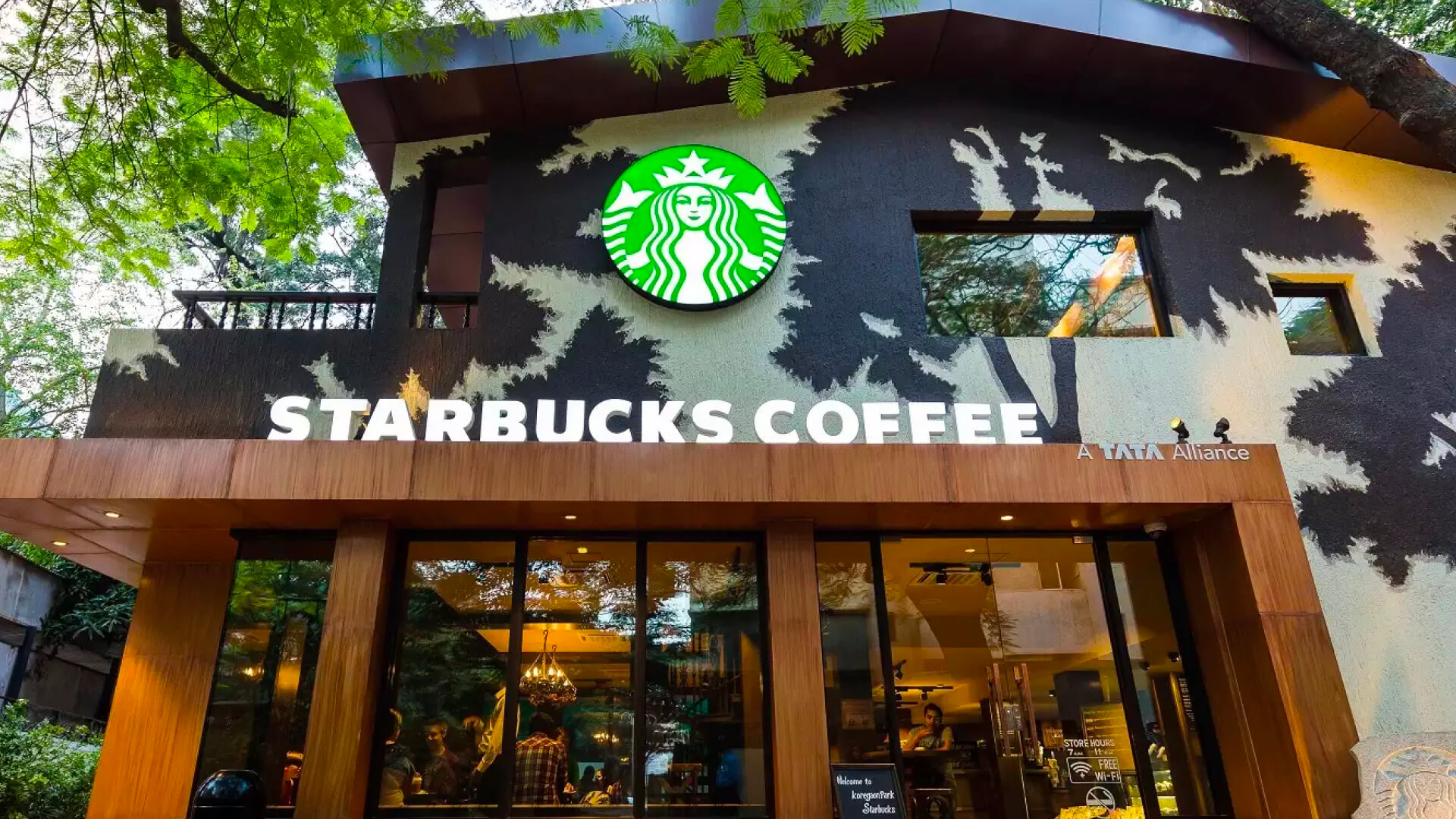  Starbucks- the second largest fast food chain in the world.