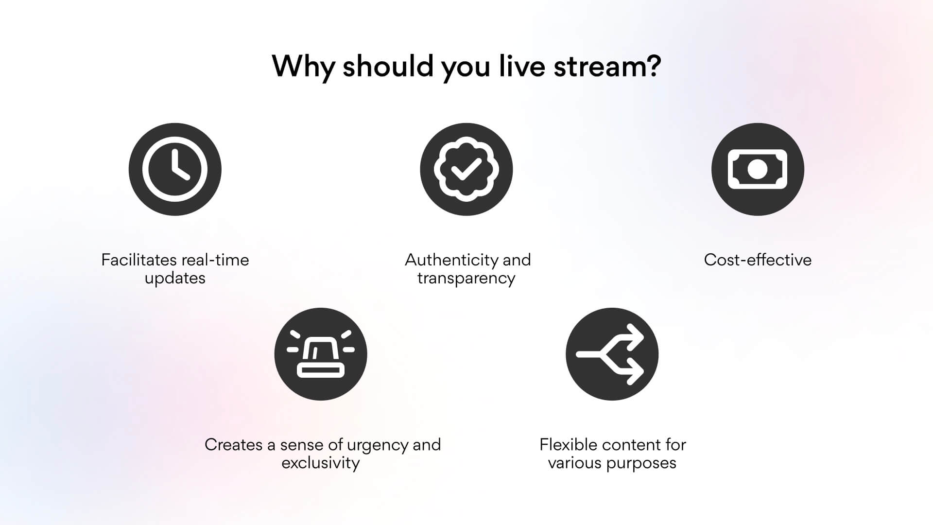 Top reasons on why you should livestream