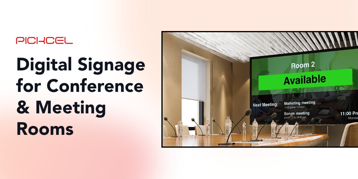 conference room digital signage