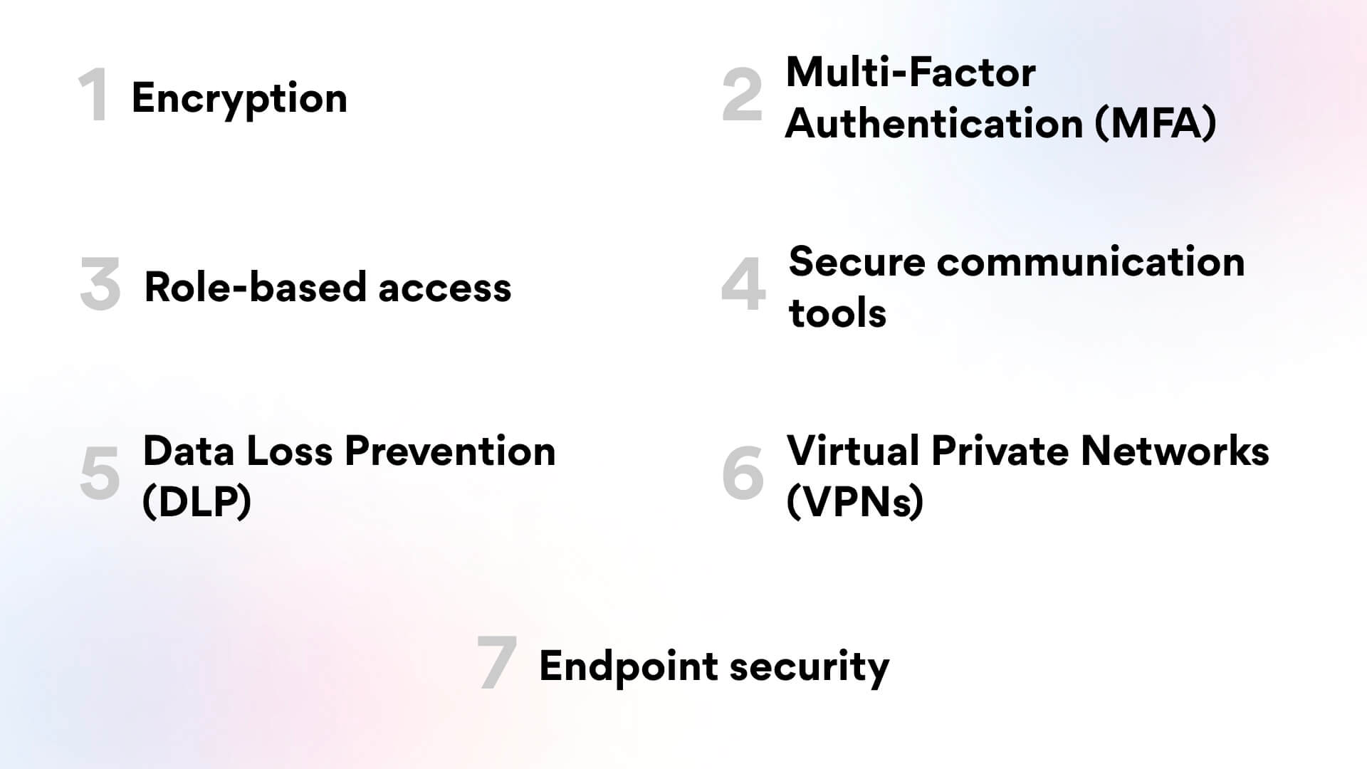 7 methods to prevent information leak